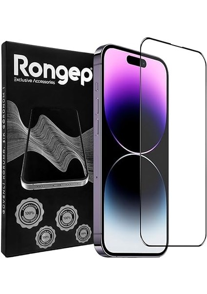 14 Pro Max (6.7&apos;&apos;) Için Ekran Koruyucu Anti Static Temperli Cam 9h Sertliğinde Görüntü Netliğini ve Dokunmatiği Etkilemeyen Tam Kaplayan Darbeye ve Çizilmeye Karşı Premium Koruma fiyatları