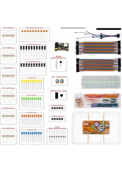 415 Parça Komponent Seti