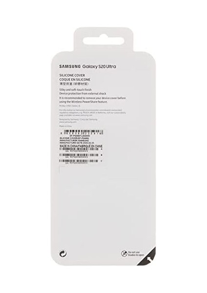 Galaxy S20 Ultra Silikon Cep Telefonu Kılıfı, Mavi fiyatları