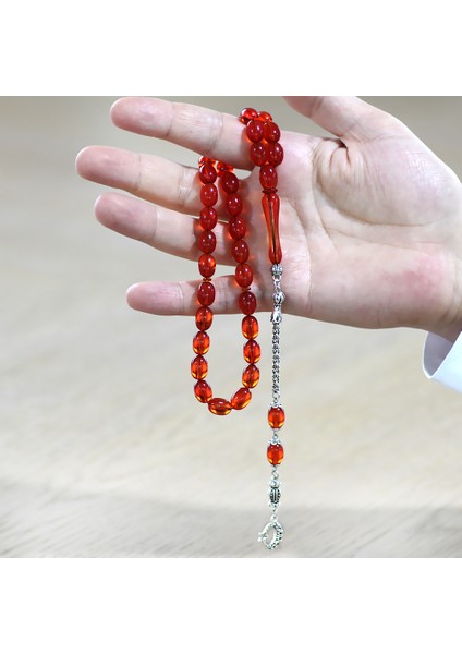 Kararmaz Metal Arnavut Zincir Püsküllü Sülün Imame Beyzi Kesim Kırmızı Katalin Tesbih fırsatları