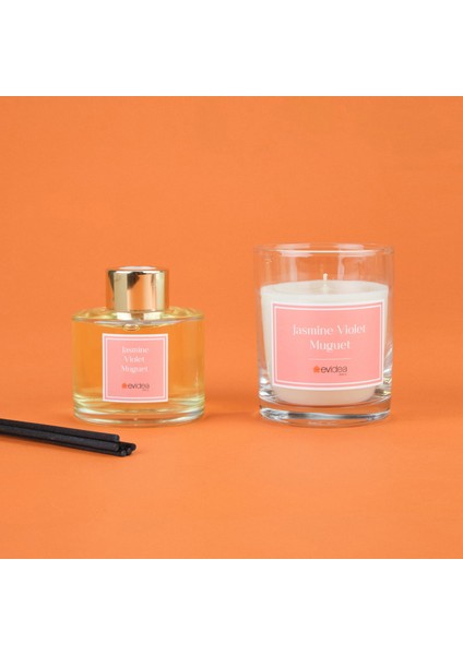 Deco Flower Mum ve Koku Seti - 130 gr + 100 ml