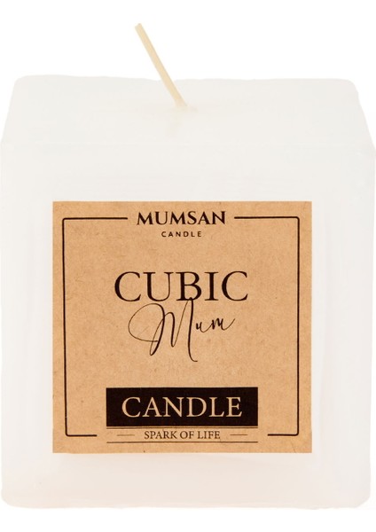 Küp Mum - Beyaz - 7 cm fiyatları