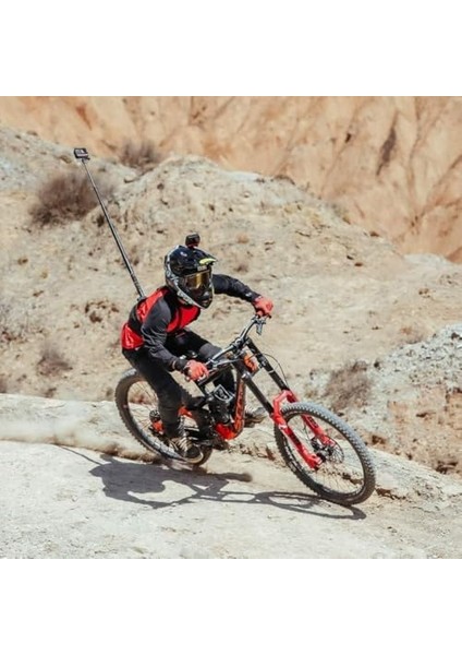 114CM Görünmez Selfie Çubuğu, X3, X2, X4, X5, One Rs, Go 3, One, One X, Evo ile Uyumlu, 180 gr Alüminyum Katlanabilir Uzatma Çubuğu, 1/4” Vidalı Bağlantı, 360° Görünmez Çekim, Siyah modelleri