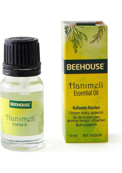 Hanımeli Esansiyel Buhurdanlık Yağı - Sarı - 10 ml