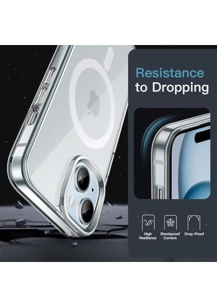 iphone 15 ile Uyumlu Şeffaf Kılıf Silikon Darbe Emici Tam Koruma Kapak Air iphone 15 Manyetik Şarj Kılıfı modelleri