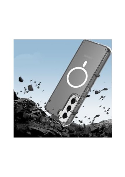 Psr Aksesuar Renksiz Şarj Özellikli Şeffaf Sert Pc Embos Kılıf-Renksiz Galaxy S22 ile Uyumlu fiyatları