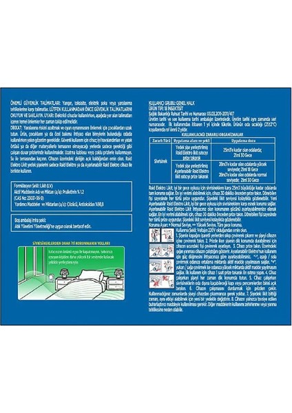 Elektro Likit Sivrisineksiz Etkin Koruma 60 Gece Yedek Şişe modelleri