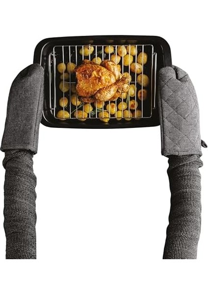 Leo Graphıte Raflı Yapışmaz Grafit Güveç 42X28 cm fiyatları