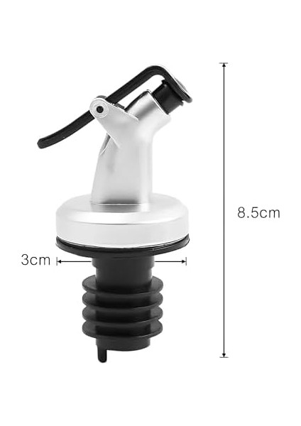 5&apos;li Sızdırmaz Yağdanlık ve Şişe Tıpası Seti – Damlama Yapmaz Paslanmaz Uçlu Yağ Sirke Şarap Dökücü Aparat fiyatları