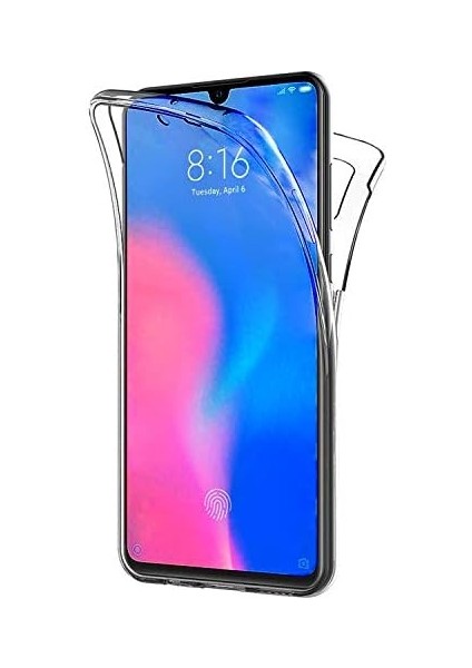 Mi 9 Kılıf 6 Tarafı Tam Full Koruma 360 Clear Soft Şeffaf fiyatları