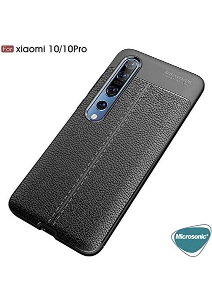 Mi 10 Için Kılıf Deri Dokulu Silikon Siyah [mi 10 ile Uyumlu Kılıf - Siyah] fiyatları