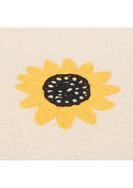 Soft Nakışlı Fırfırlı 2'li Amerikan Servis - Ekru - 35X50 cm fiyatları