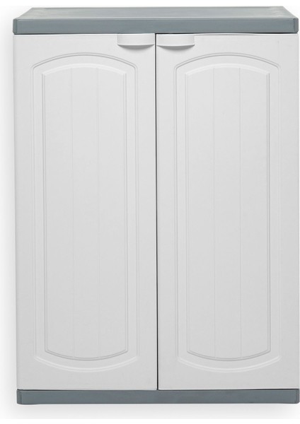 Ayna 2 Kapılı Çok Amaçlı Demonte Plastik Dolap