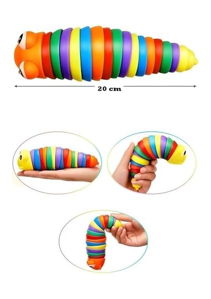 Giderici Tırtıl - Sök Tak, ve Anksiyete Giderici Tırtıl Oyuncağı modelleri