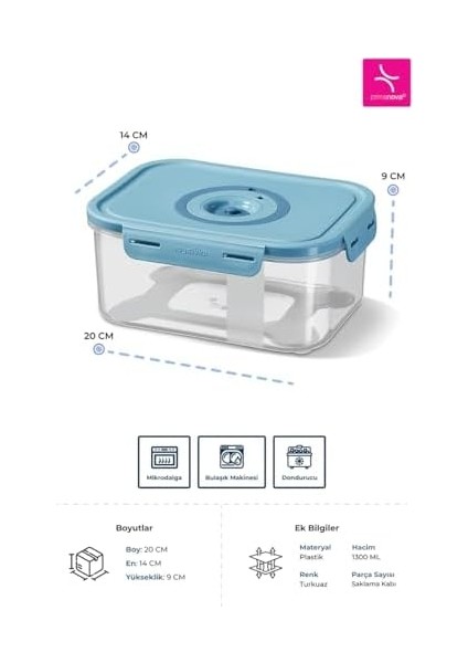 Taze Ürün Saklama Kabı 1300ML fiyatları