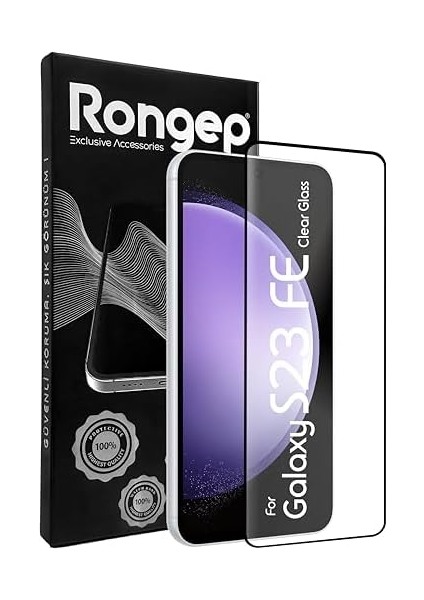 Galaxy S23 Fe Için Ekran Koruyucu Anti-Static Temperli Cam 9h Sertliğinde Ekranı Kaplayan Görüntü Kalitesini ve Dokunmatiği Etkilemeyen Darbelere ve Çizilmeye Karşı Premium Koruma fiyatları