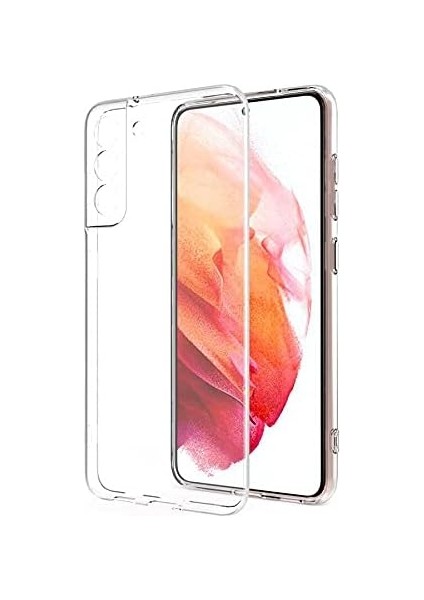 Ile Uyumlu S21 Fe Kılıf Kamera Korumalı Süper Silikon Kapak, Renksiz