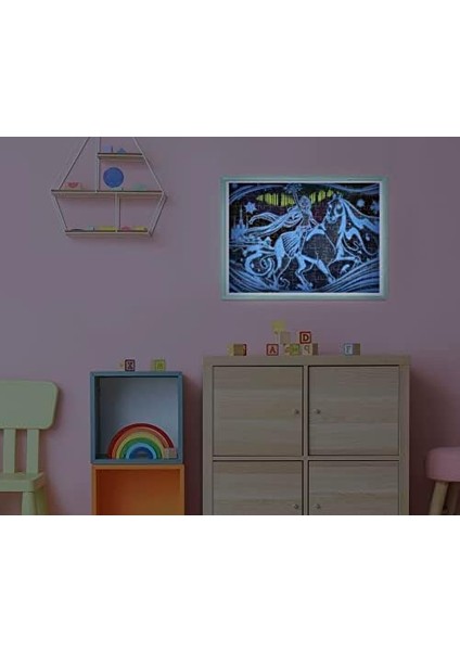 - 104 Parça Glowing Puzzle - 2 modelleri