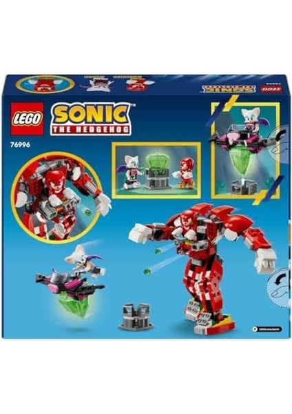 The Hedgehog Knuckles’ın Gardiyan 76996-8 Yaş ve Üzeri Çocuklar Için Yaratıcı Oyuncak Yapım Seti (276 Parça) fiyatları