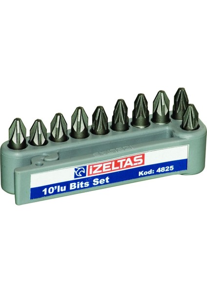 3 Pozidriv Bits Set (25 Mm)