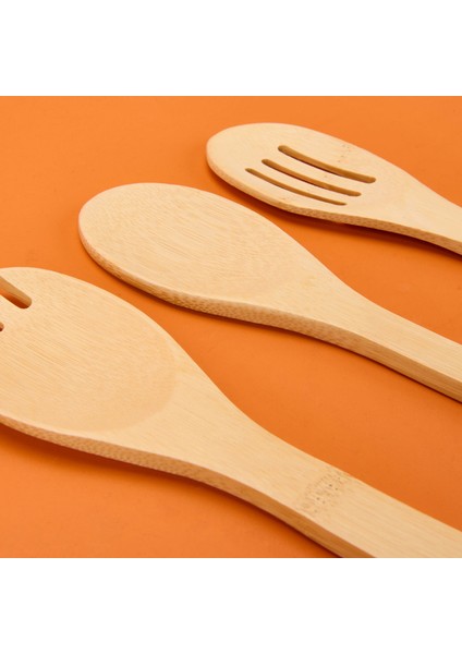 Ravili 3'lü Bambu Servis Seti - Açık Kahverengi modelleri