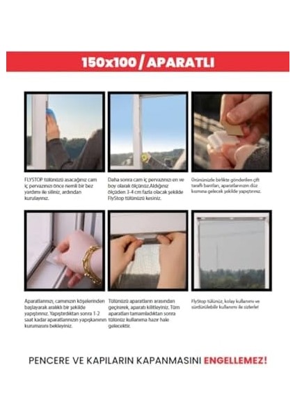 Luas Pencere Sinekliği, Çift Kanat Beyaz Tül Sineklik, Sivrisinek Ağı, Sinek Böcek Tutucu, Aparatlı Cam Sinek Teli, Montaj 150 cm modelleri