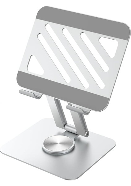 Tablet Standı 360° Dönebilen Tablet Tutucu Katlanabilir Alüminyum Tablet ve Telefon Standı