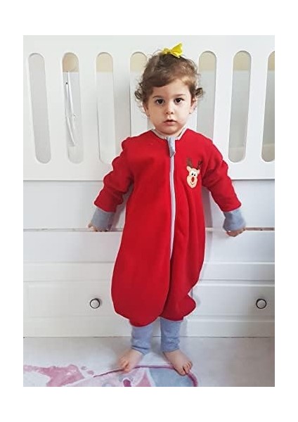 Nakışlı, Uzun Kollu, Oeko-Tex Mikro Polar, Bebek Çocuk Uyku Tulumu,, Tog 2 (7-10YAŞ) modelleri