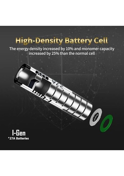 27A Pil 10&apos;lu Paket 12V MN27 Pil (27A / A27 / L828) modelleri