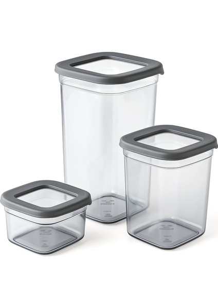 Life Tower Premium 8’li Saklama Kabı Seti – 3 Farklı Boy, Dikey Tasarım, Kilitli Kapak, Bpa Içermez