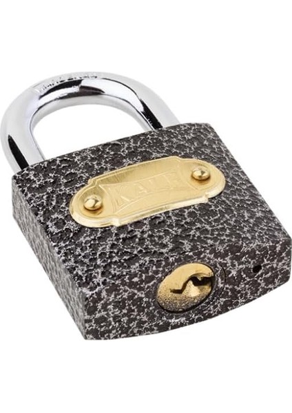 Kilit Asma Kilit (Döküm - Siyah, 38 Mm)