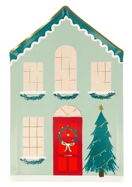 - Festive Plates - Kutlama Evi Tabak (8&apos;li) modelleri