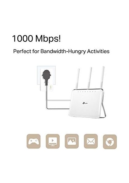 TL-PA7017P Kıt, AV1000 Gigabit Passthrough Powerline Başlangıç Kiti fiyatları