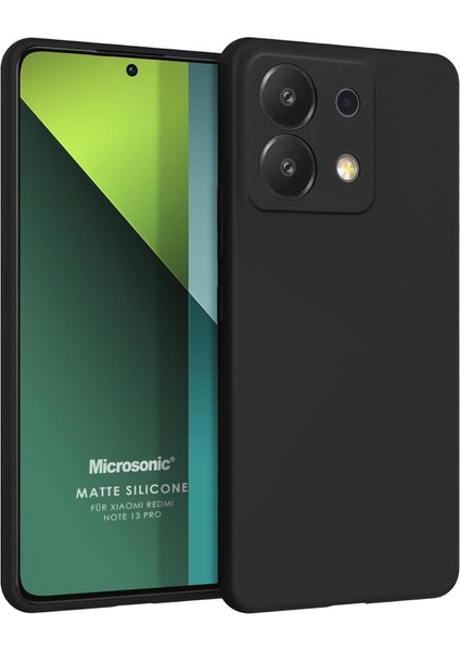 Silicone 13 Pro 4g Için Kılıf Siyah [ 13 Pro 4g ile Uyumlu Kılıf - Siyah]