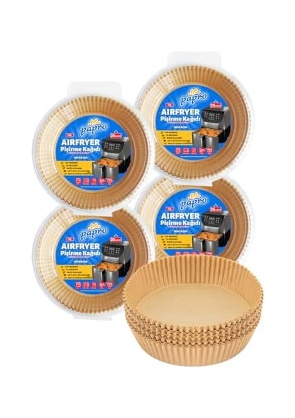 Airfryer Pişirme Kağıdı,fritöz Yağlı Kağıdı 25&apos;li X4 Adet Avantajlı Paket - Toplam 100 Adet fiyatları