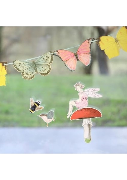 Tables Guirlande Féerique, 3 M, Papillons, Plastique Multicolore, Décoration Idéale Pour Anniversaire, Filles modelleri