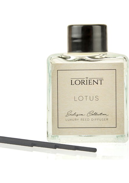 Lotus Luxury Çubuklu Oda Kokusu - Şeffaf - 100 ml