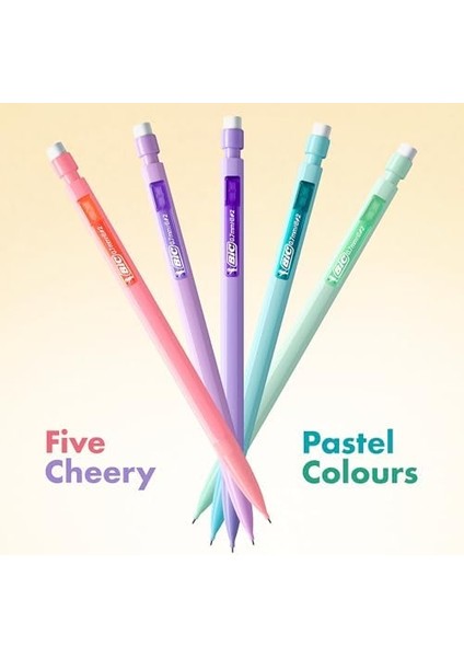 Matic Pastel 0.7 Uçlu Versatil 10&apos;lu Poşet, 5 Farklı Pastel Renk modelleri