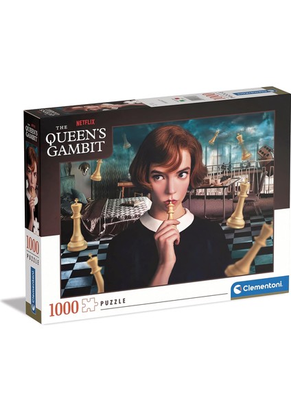 39698 &apos;s Gambit 1000 Parça – Yetişkinler Için Yapboz, Netflix – &apos;da Üretilmiştir, Çok Renkli