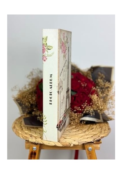 RS307 Fotoğraf Albümü 10X15CM 300 Fotoğraf Kapasiteli Eyfel Kulesi Desenli Lüks Albüm fiyatları