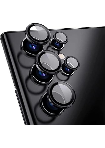 S23 Ultra Ile Uyumlu Lens Tak Çıkar Ergonomik Tasarım Kırılma ve Çizilme Önleyici Cmconan Kamera Siyah fiyatları