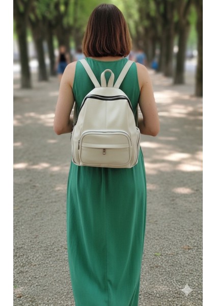 Donna Model Sırt Çantası-Yıkama Suni Deri