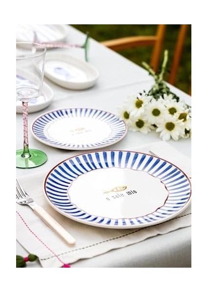 Mia Fish Servis Tabağı 6lı Set 26 cm modelleri