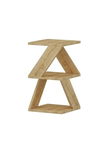 Dizayn Albeni Yan Sehpa Safir Meşe fiyatları