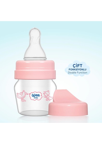 792 Wee Baby Mini Cam Alıştırma Bardağı Seti Pembe 30ML modelleri