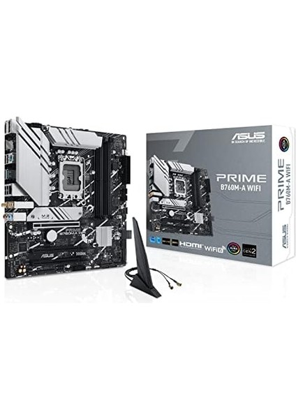 B760M-A Wıfı Intel B760 LGA1700 Ddr5 7200 HDMI VGA 2x M2 Usb3.2 Ax Wifi Bt Rgb 2.5gbit Lan Matx 5x Protectıon Iıı, Crate, Aı Suite 3 Anakart modelleri