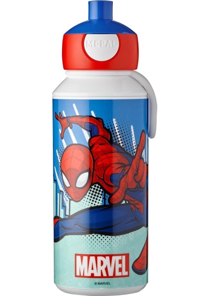 - Campus Içecek Şişesi, Su Şişesi, Okul Için Sızdırmaz Şişe, Tekrar Kullanılabilir, Bpa Içermez ve Bulaşık Makinesinde Yıkanabilir, 400 Ml, Spiderman