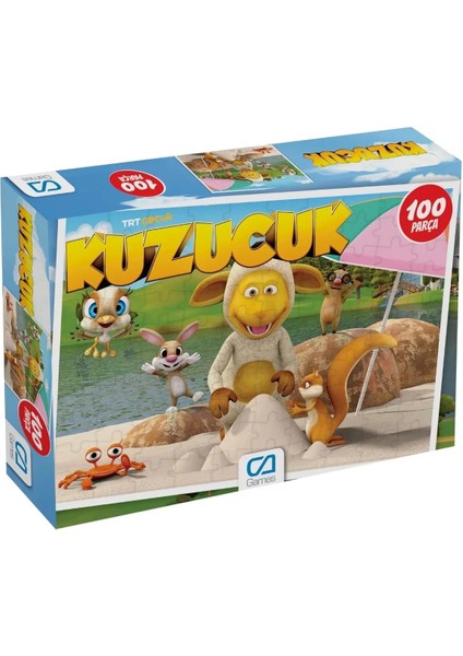 Games Kuzucuk Lisanslı 100 Parça 34X24CM Çocuk Puzzle Yapboz Serisi