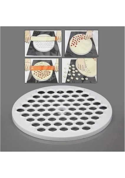 Tasarımlı Mantı Kalıbı Pratik 61 Bölmeli Mantı Yapma Kalıbı Aleti Küçük 27 cm fiyatları