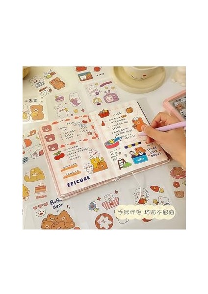 Momojanbo Temalı 100 Yaprak 4 Bölmeli Seti • Bullet Journal modelleri